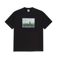 POLAR SKATE CO. / Tee - Beach Walk (Black/Purple)