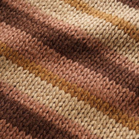 Butter Goods | Ombre Stripe Knit Sweater (Chocolate)