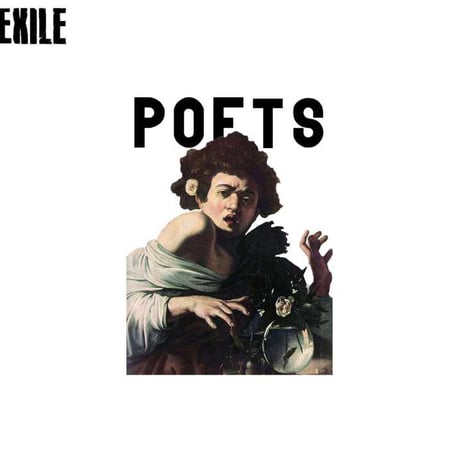POETS / EXILE DTG T-SHIRT (WHITE)