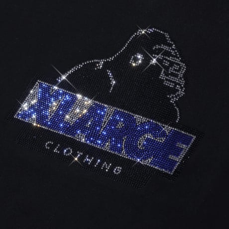 XLARGE | RHINE STONE SLANTED OG S/S TEE(BLACK)