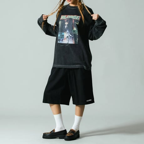 XLARGE | LOOSE EASY SHORT PANTS(BLACK)