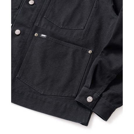 FTC | WASHED CANVAS WORK JACKET "BLACK" (FTC026SPJ05)