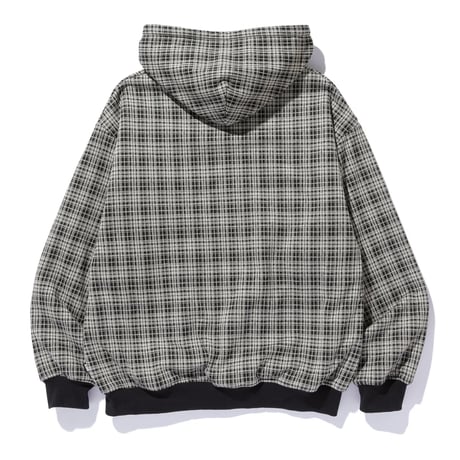 XLARGE | REVERSIBLE ZIP UP HOODED SWEATSHIRT(BLACK)