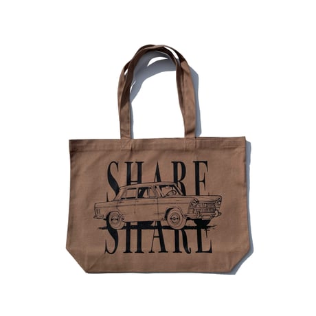 BE-SHARE | Classic car Tote bag (3color)