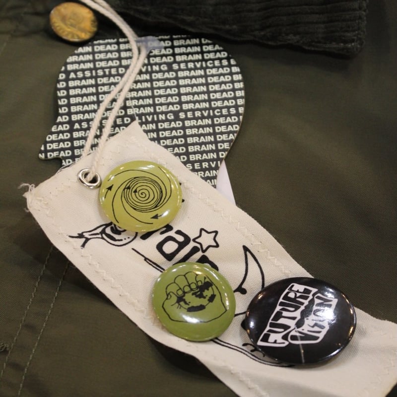 BRAIN DEAD | CROPPED CHORE JACKET (Green) | T.F