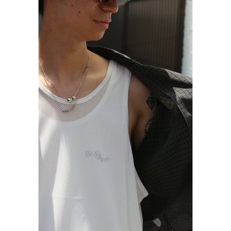 SEDAN ALL-PURPOSE| OD Logo Mesh Tank Top(White)