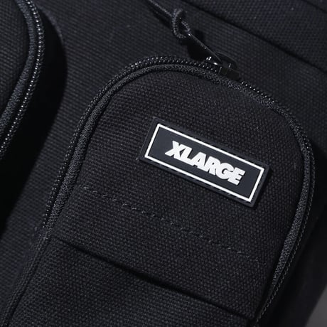 XLARGE | CANVAS TACTICAL SHOULDER BAG(BLACK)