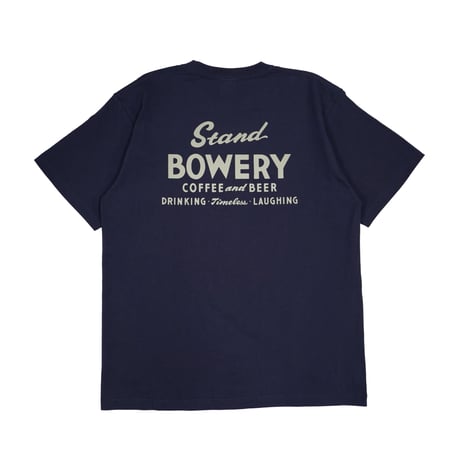 Stand BOWERY / BOWERY STAFF TEE (NAVY)