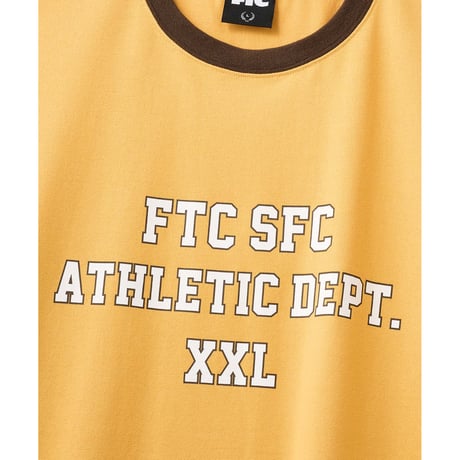 FTC |  ATHLETIC DEPT. RINGER TOP "GOLD" (FTC026SUMSH16)