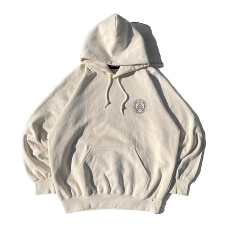 BE-SHARE | Emblem Raglan Hoodie (NATURAL)