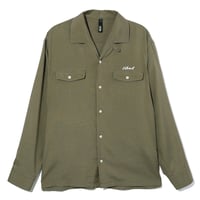 SILAS / L/S ITALIAN COLLAR SHIRT (OLIVE)