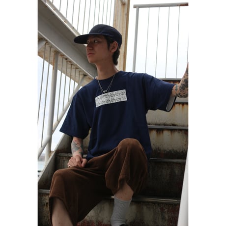 NEWS LETTER| MONDAY BLUE Tee(Navy)