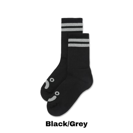 POLAR SKATE CO. / Happy Sad Rib Socks (3Color)