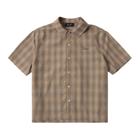 Dime / Plaid Button up Shirt (Brown)