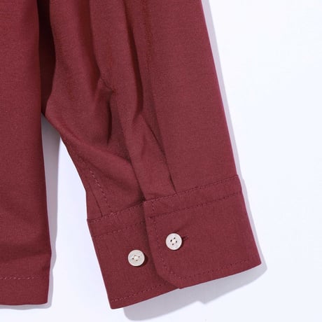 SILAS / L/S ITALIAN COLLAR SHIRT (BURGUNDY)