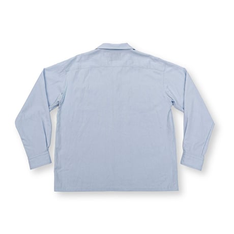 SON OF THE CHEESE |RAYON OPEN COLLAR SHIRT(SKY BLUE)