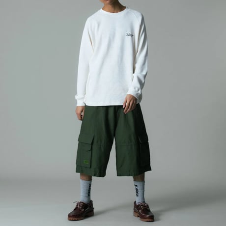 XLARGE | CARGO SHORT PANTS(OLIVE)