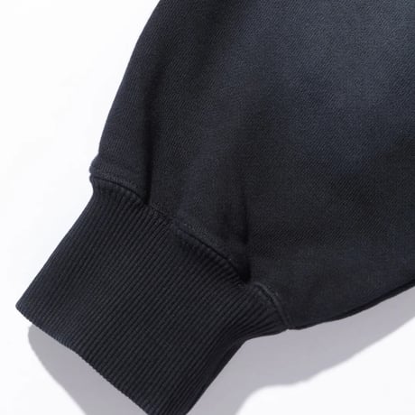 XLARGE | HALF ZIP UP HOODED SWEATSHIRT(BLACK)