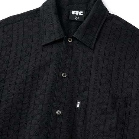 FTC | CHECKER LACE SHIRT "BLACK" (FTC026SUMSH03)