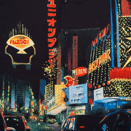 NEMES | 294 NEMES x HEAT "MIDNIGHT-SHINJYUKU" SHIRT (Black )