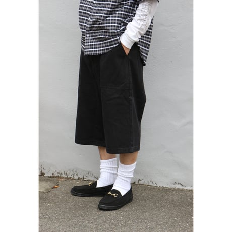 POETIC COLLECTIVE | Painter Short (Black Wash Denim)