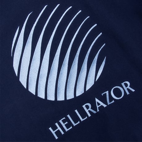 HELLRAZOR / LOGO EMB CREWNECK (NAVY)