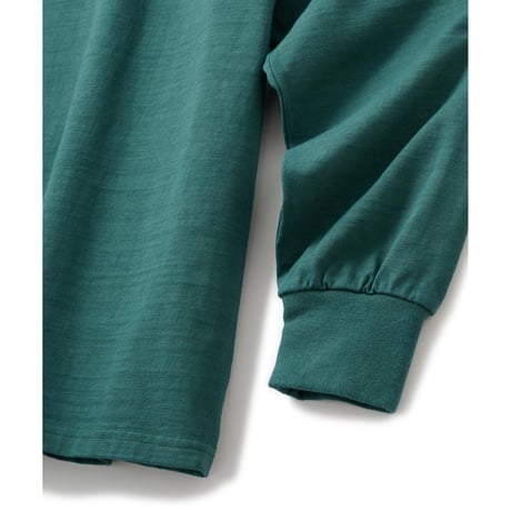 FTC | PIGMENT DYED SMALL LOGO L/S TOP "GREEN" (FTC025AWSH06)
