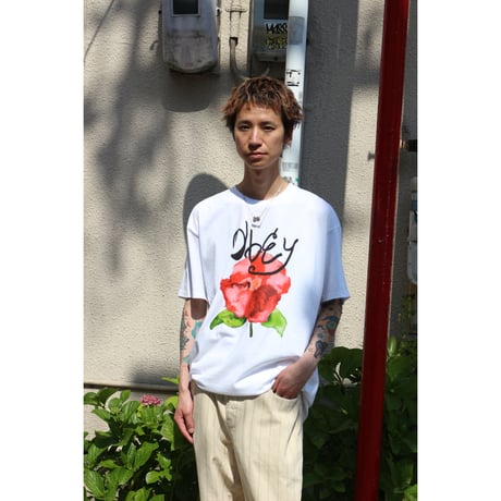 OBEY | OBEY WATERCOLOR POPPY (WHITE)