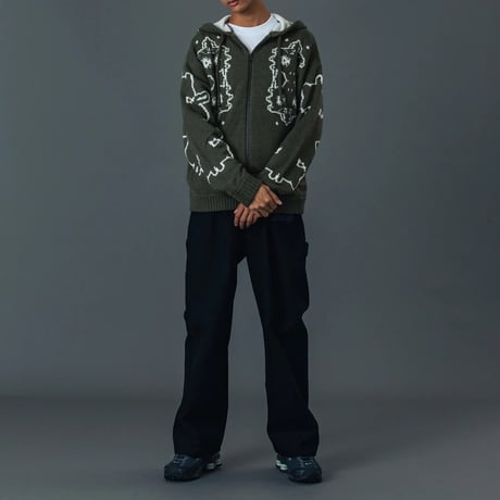 XLARGE | PATCHED OLD ENGLISH PAINTER PANTS(BLACK)