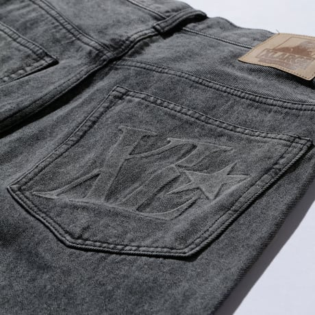 XLARGE | EMBOSSED DENIM PANTS(BEIGE)