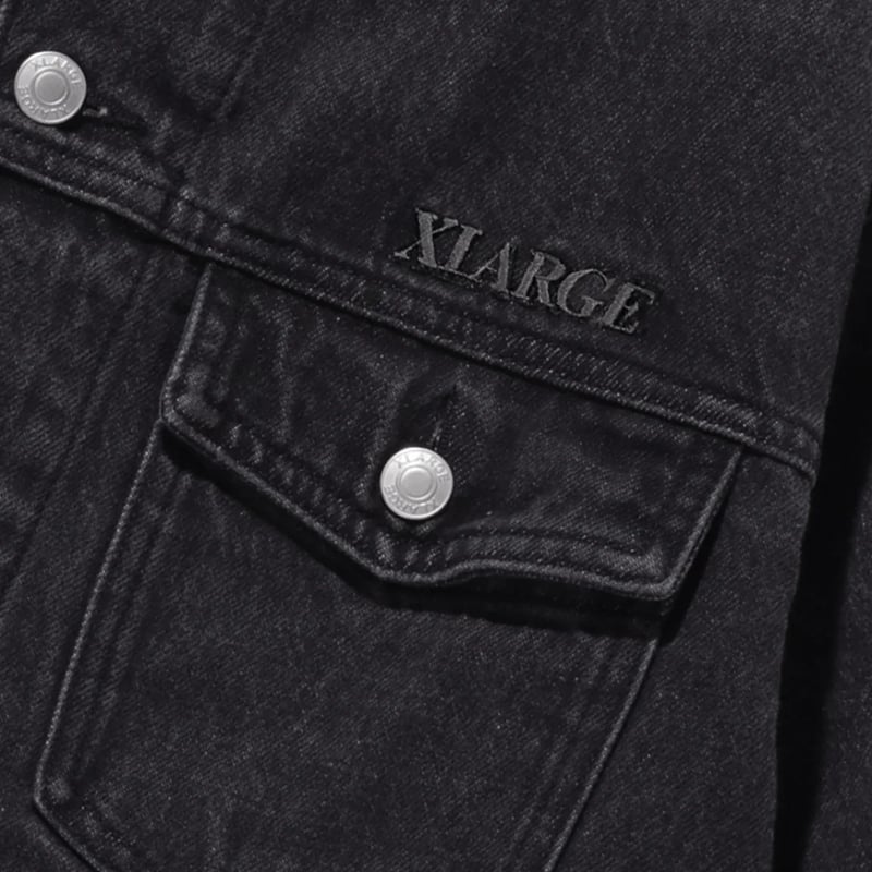 XLARGE | DENIM JACKET(BLACK) | T.F.L online.shop