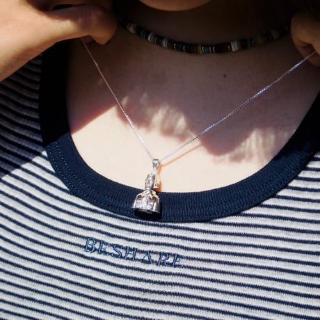 IN-PUT-OUT | Malverde Amulet Necklace 〜 THE BE-SHARE LIMITED 〜(SILVER/50cm)