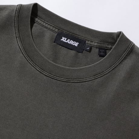 XLARGE | DISCHARGE PRINTED LOGO S/S TEE(BROWN)