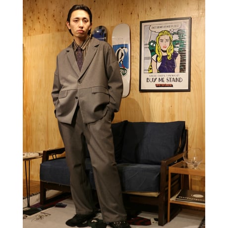 BE-SHARE | Big Tailored Jacket(GREY)