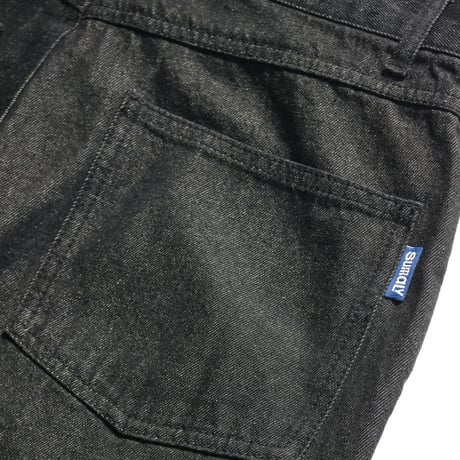 Summaly | Summaly "tag" Light Oz Denim Jeans- Unisex -(Black))