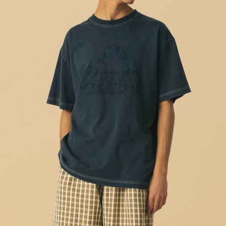 XLARGE | CHEMICAL WASH SLANTED OG S/S TEE(NAVY)