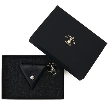 COCOLO BLAND / LEATHER COIN CASE (BLACK)