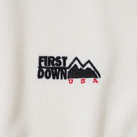 FIRST DOWN USA | S/S THEMAL TEE (Offwhite)
