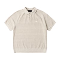 Dime / Cable Knit Polo (Oatmeal)