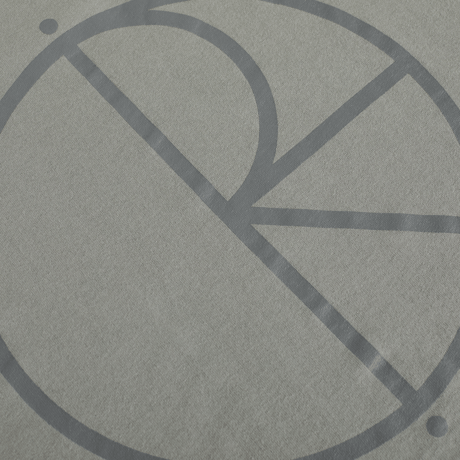 POLAR SKATE CO. / Contrast Tee - Stroke Logo (Grey)