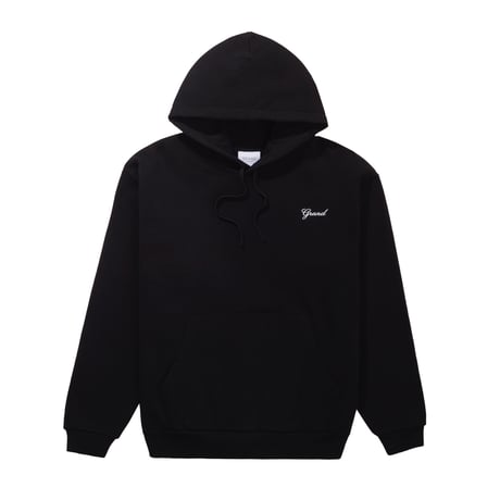 GRAND COLLECTION / GRAND SCRIPT HOODIE (BLACK)