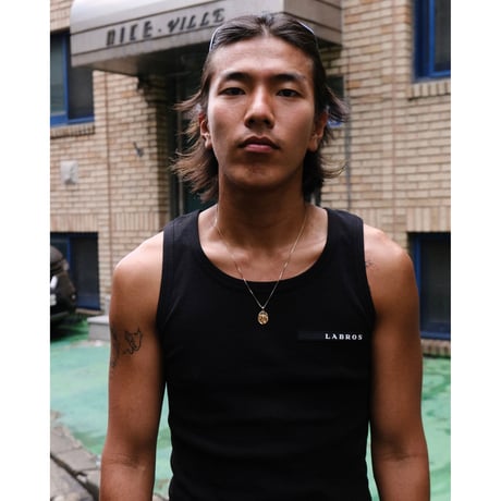 LABROS / Rubber Patch Tank Top (2 Color)