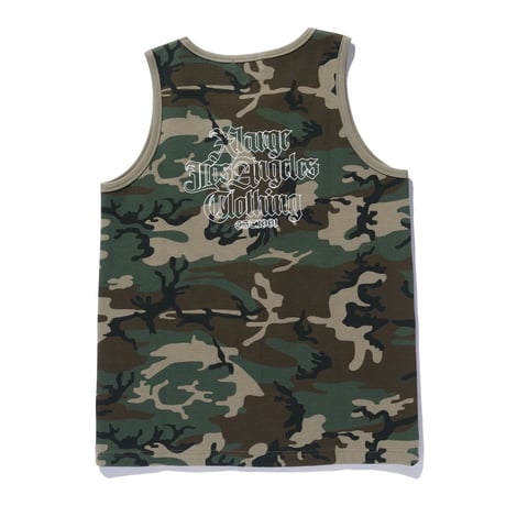 XLARGE | OLD ENGLISH WAFFLE TANK TOP(CAMO)