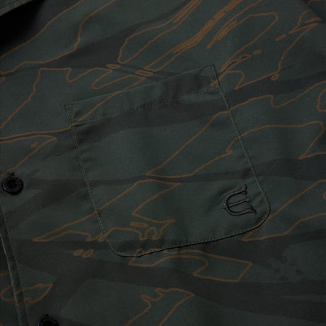 EVISEN SKATEBOARDSゑ®︎ | CLASH CAMO SHIRT(Black)