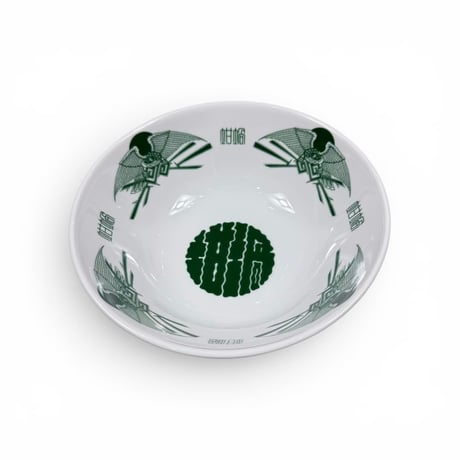 坩堝 (RUTSUBO) |  RAMEN BOWL( 画工遊鷹 )　YUTAKA × RUTSUBO RAMEN BOWL(White/Green))
