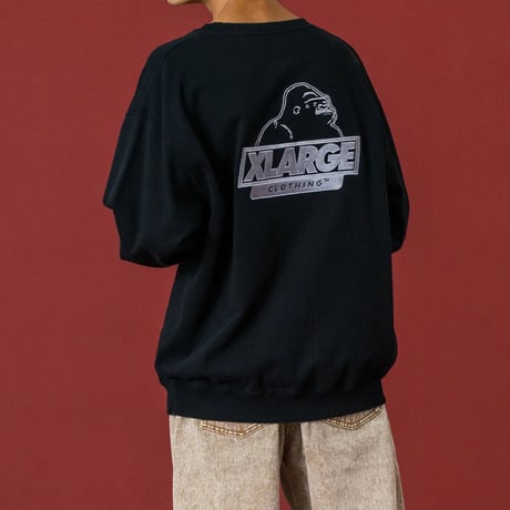 XLARGE | SLANTED OG CREWNECK SWEATSHIRT(BLACK)
