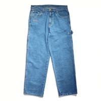 BE-SHARE |Prime Logo Painter Denim(Blue)
