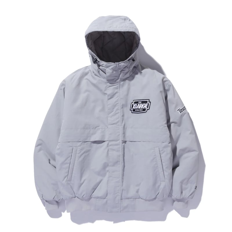 XLARGE×Lee フード付きジャンパー DON'T FRONT グレー XLARGE×Lee フード付きジャンパー DON'T FRONT グレー XLARGE