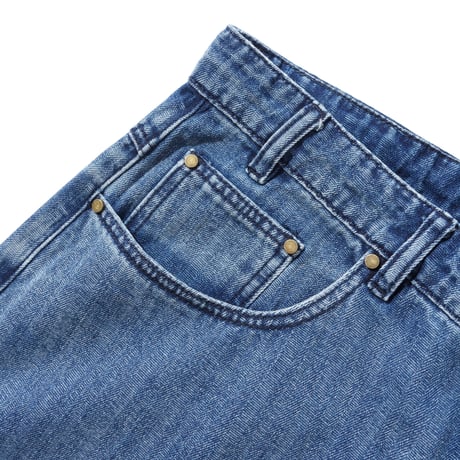 Butter Goods| Wide Cut Denim Jeans (Vertical Stripe)