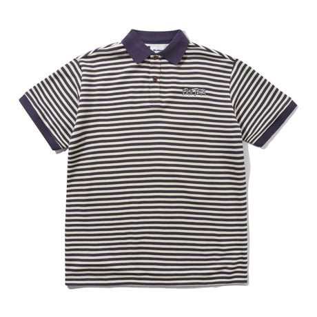 Butter Goods | Tunnel S/S Polo Shirt (Navy / White)